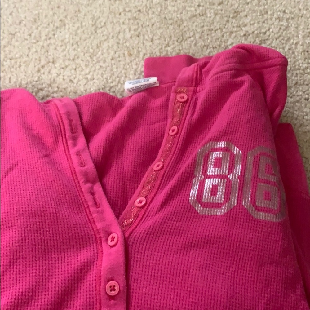 Pink thermal long sleeves